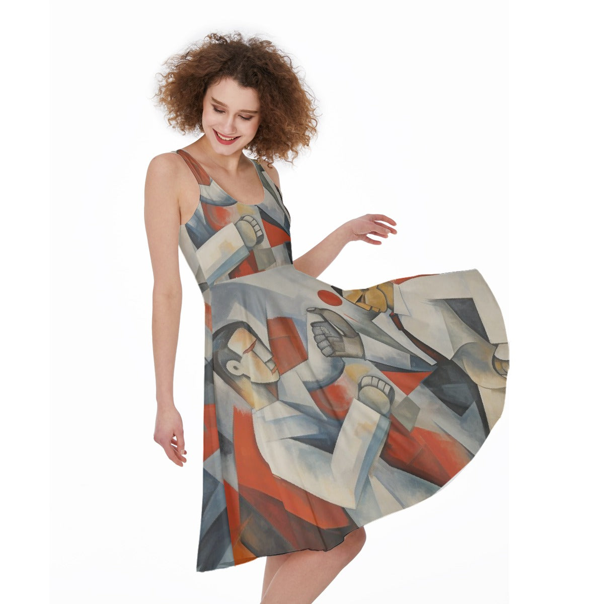 All-Over Print Women's Sleeveless Dress