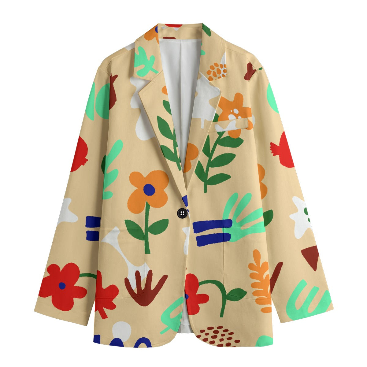 All-Over Print Women's Leisure Blazer