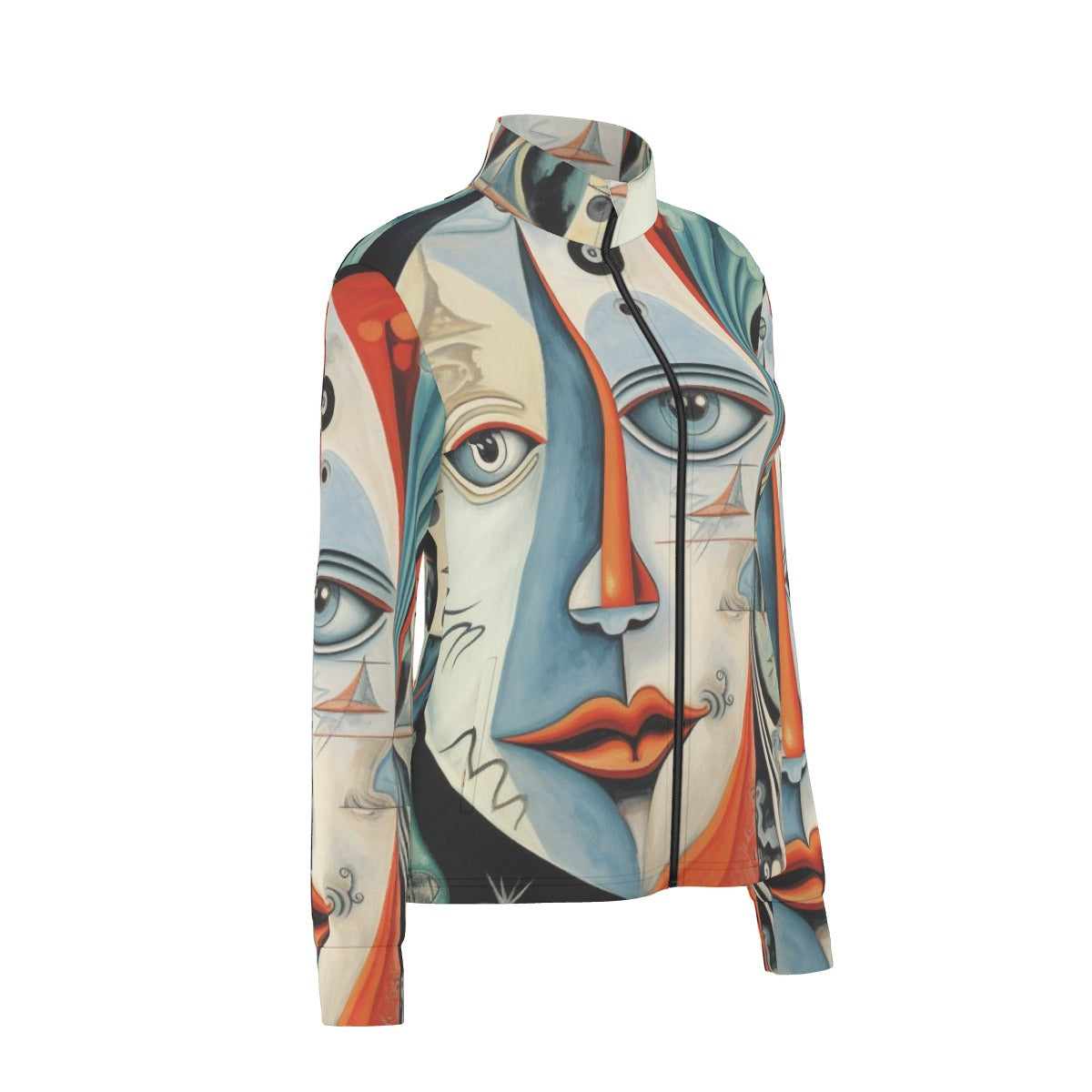All-Over Print Women's Long Sleeve Thumbhole Jacket