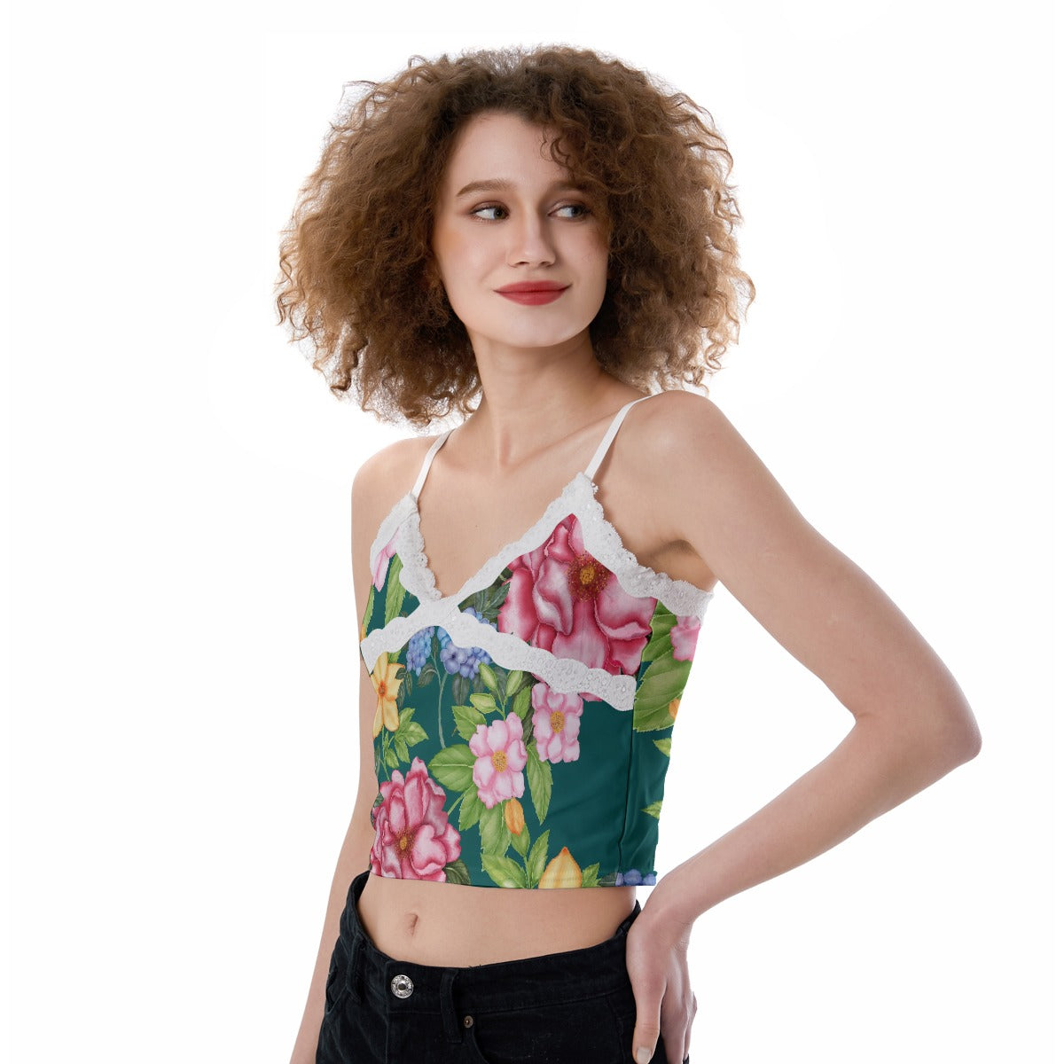 All-Over Print Women's Lace Camisole