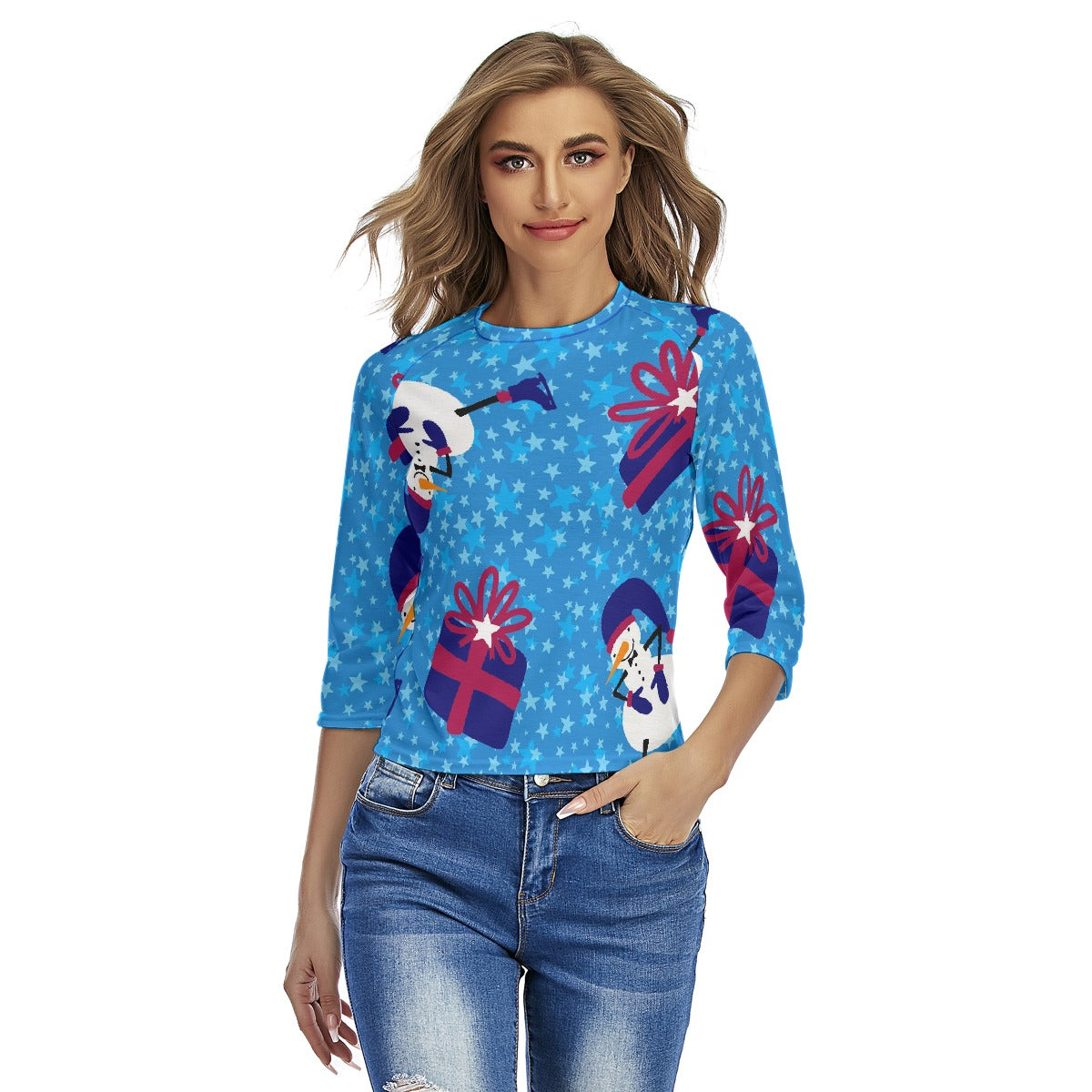 All-Over Print Women's Raglan Sleeves T-shirts