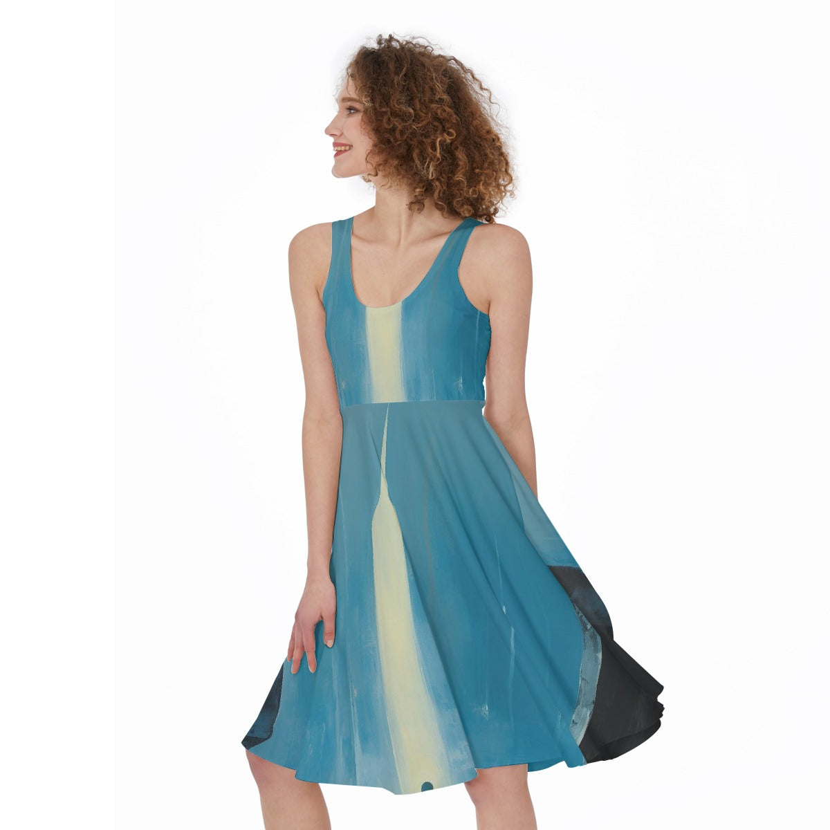 All-Over Print Women's Sleeveless Dress