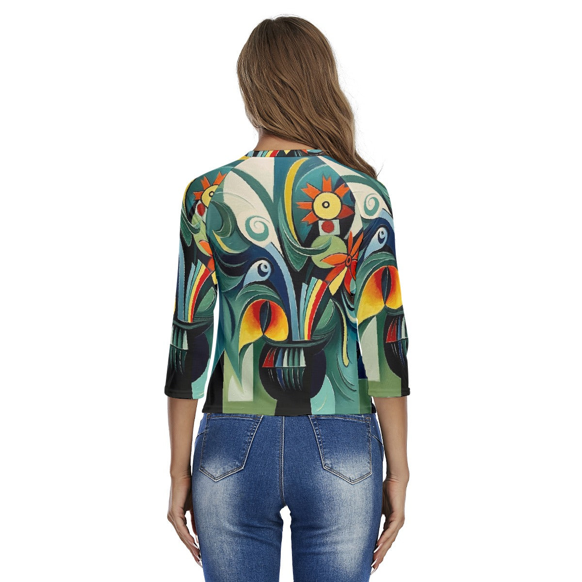 All-Over Print Women's Raglan Sleeves T-shirts