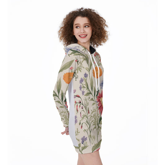 All-Over Print Women's Long Hoodie