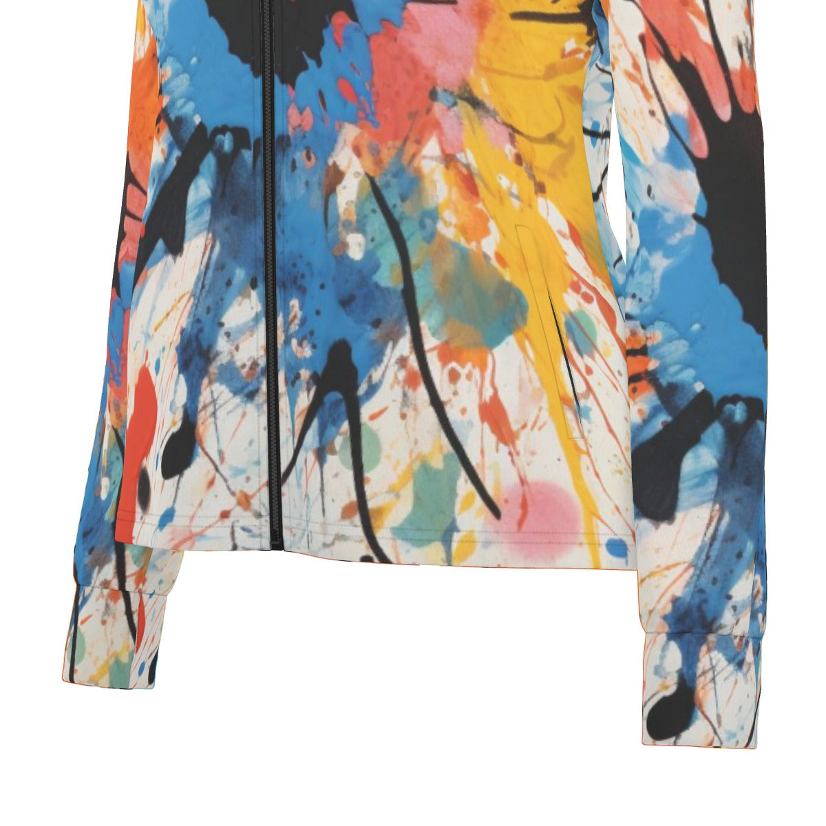All-Over Print Women's Long Sleeve Thumbhole Jacket