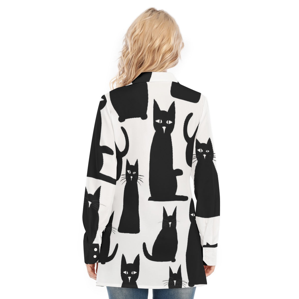 All-Over Print Women's Long Shirt