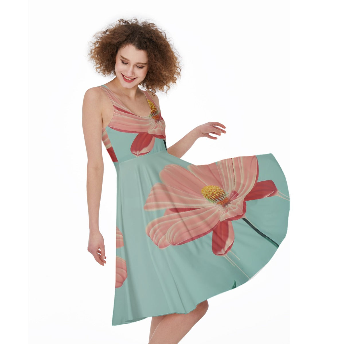 All-Over Print Women's Sleeveless Dress