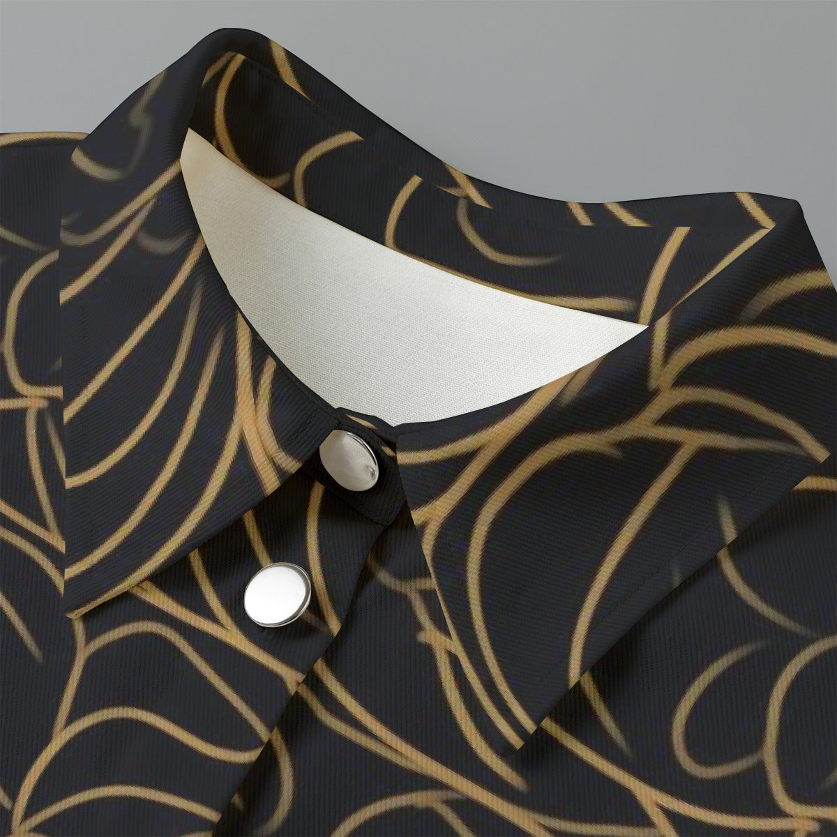 All-Over Print Women's Cropped Jacket | 245GSM Cotton