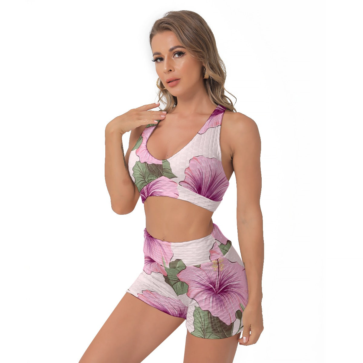 All-Over Print Women's Sports Bra Suit