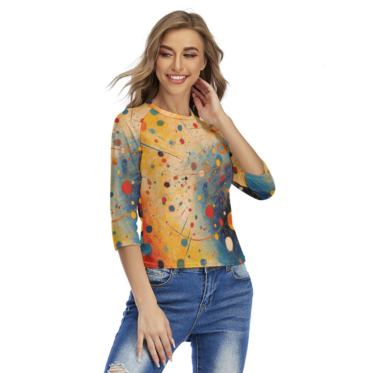 All-Over Print Women's Raglan Sleeves T-shirts