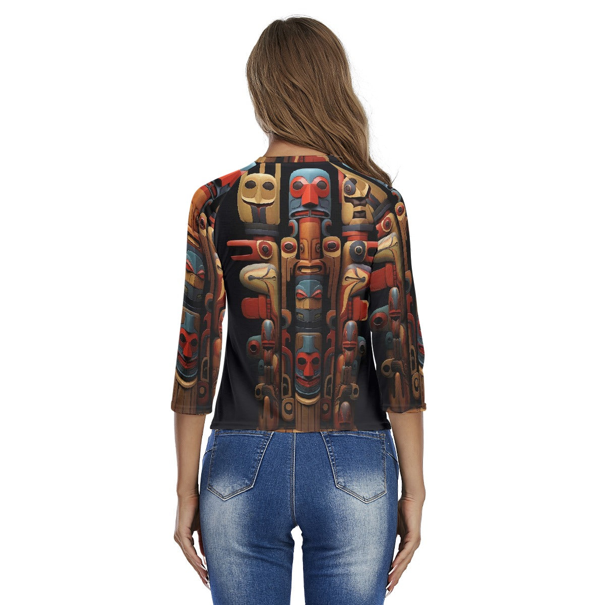 All-Over Print Women's Raglan Sleeves T-shirts