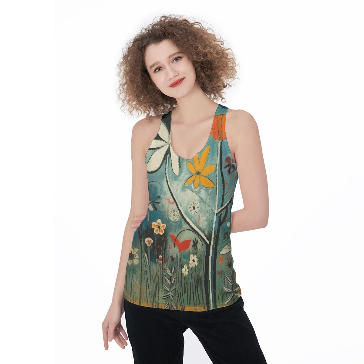 All-Over Print Women's Racerback Tank Top