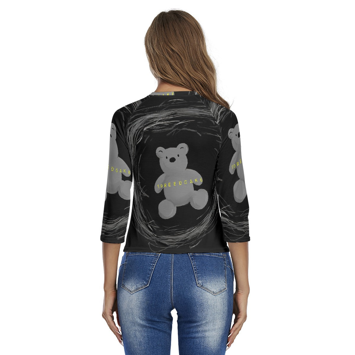 All-Over Print Women's Raglan Sleeves T-shirts