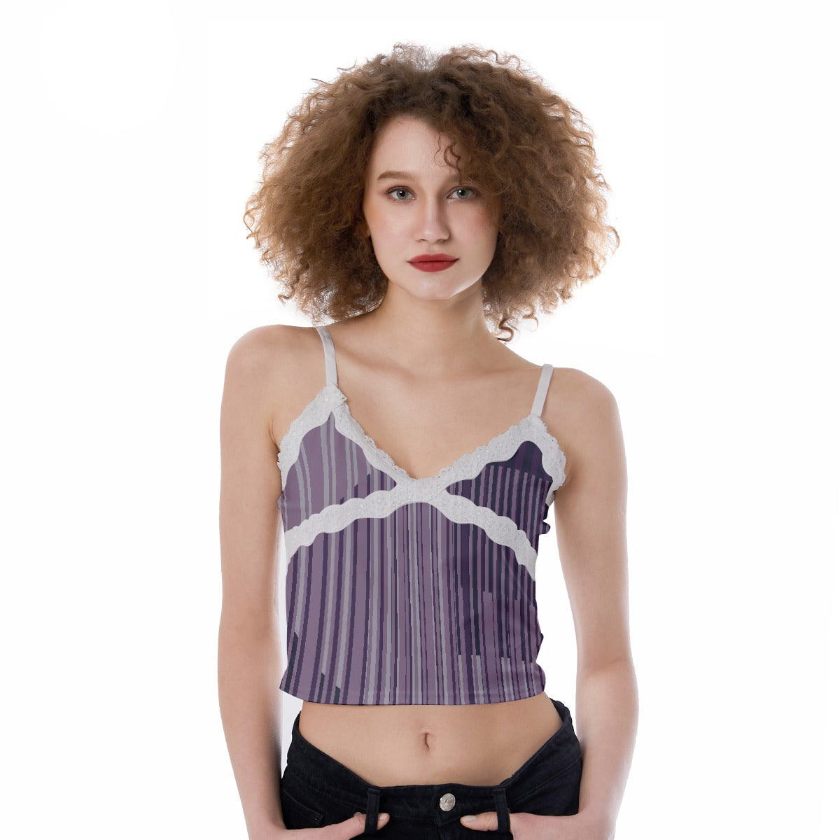 All-Over Print Women's Lace Camisole