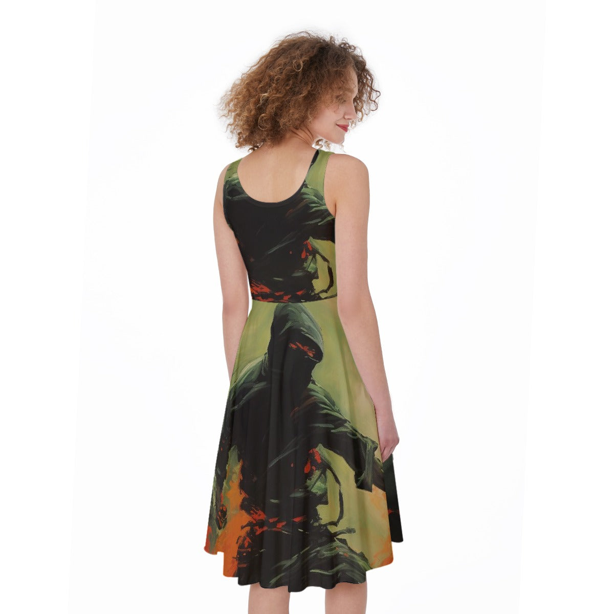 All-Over Print Women's Sleeveless Dress