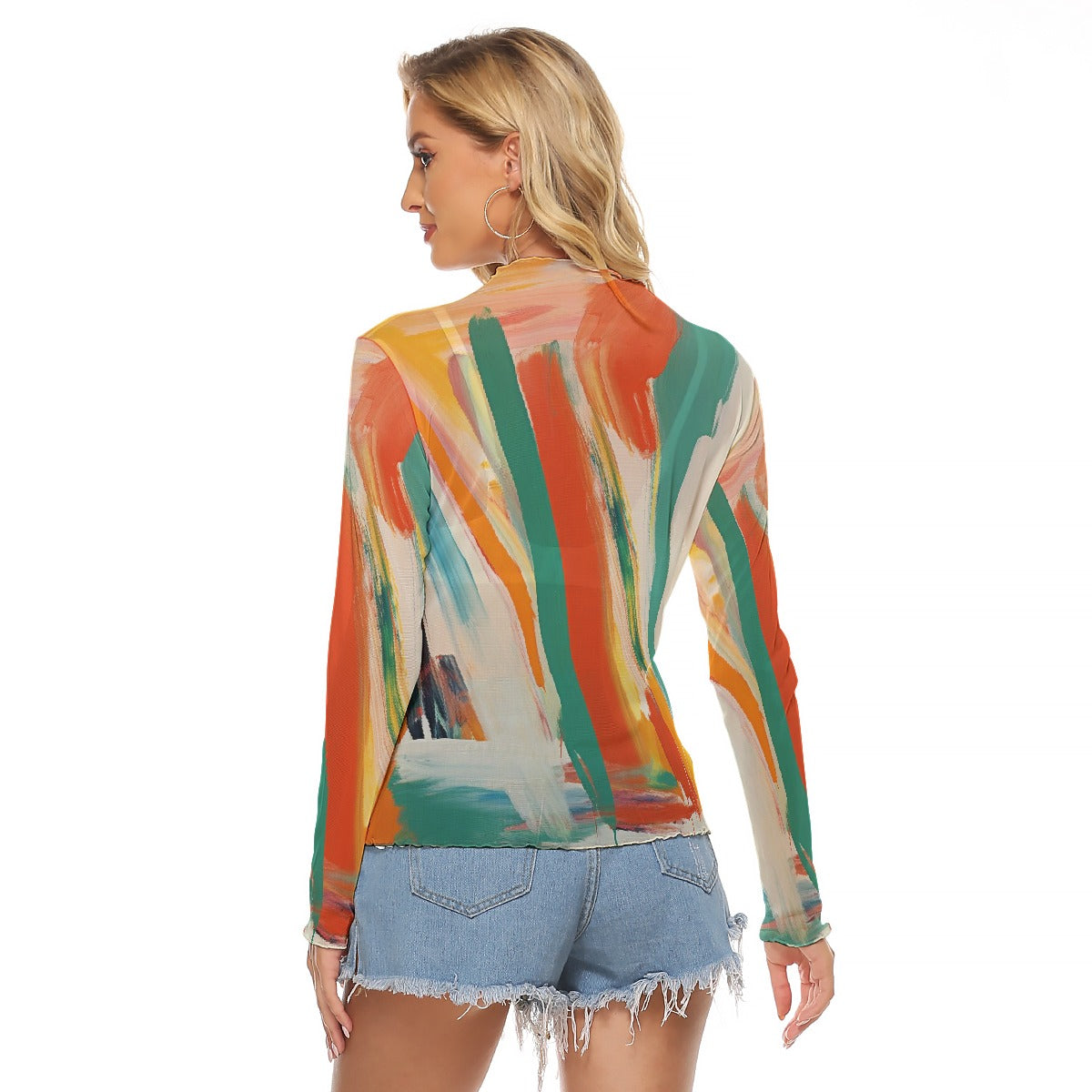 All-Over Print Women's Mesh T-shirt