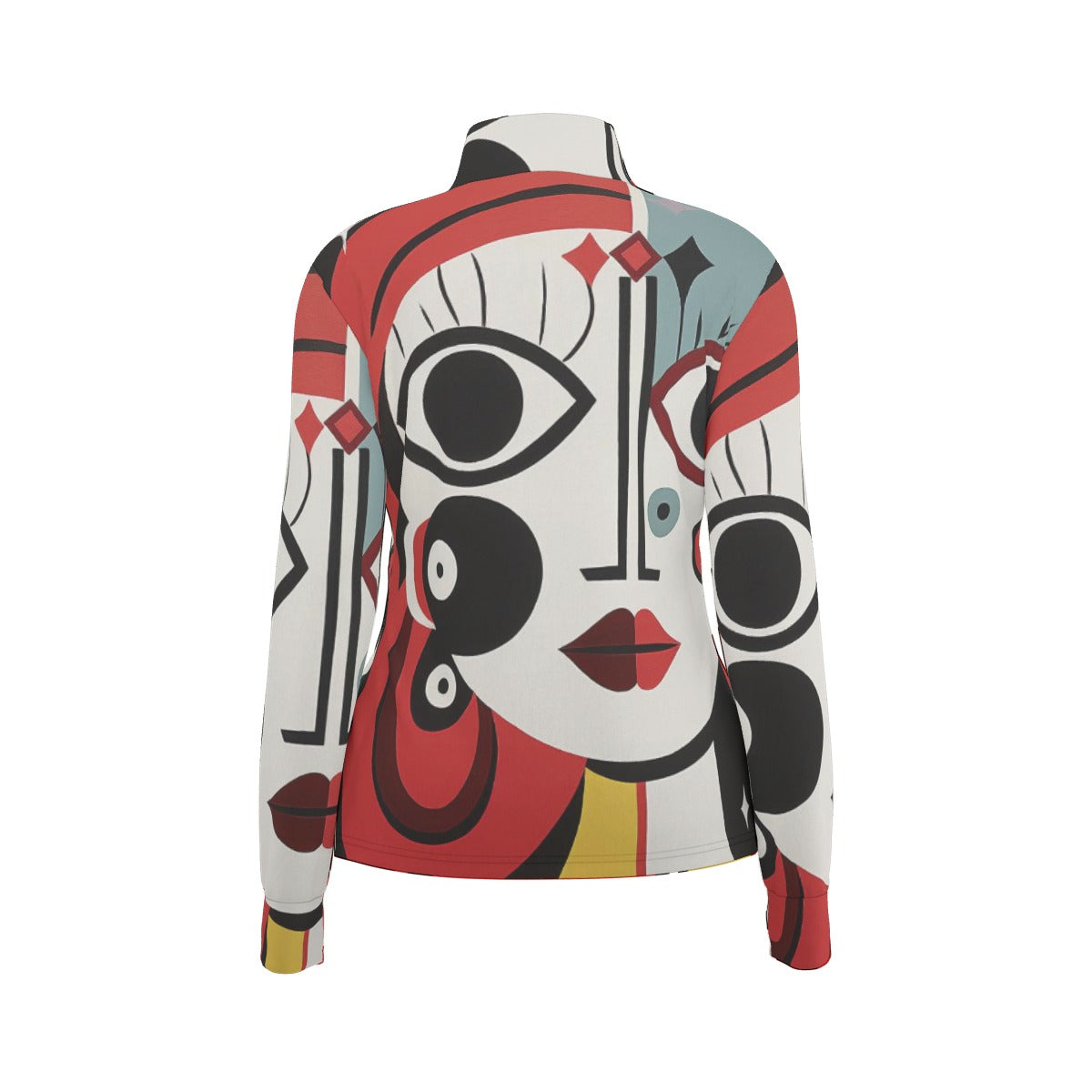 All-Over Print Women's Long Sleeve Thumbhole Jacket