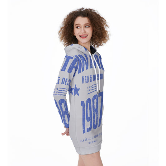 All-Over Print Women's Long Hoodie