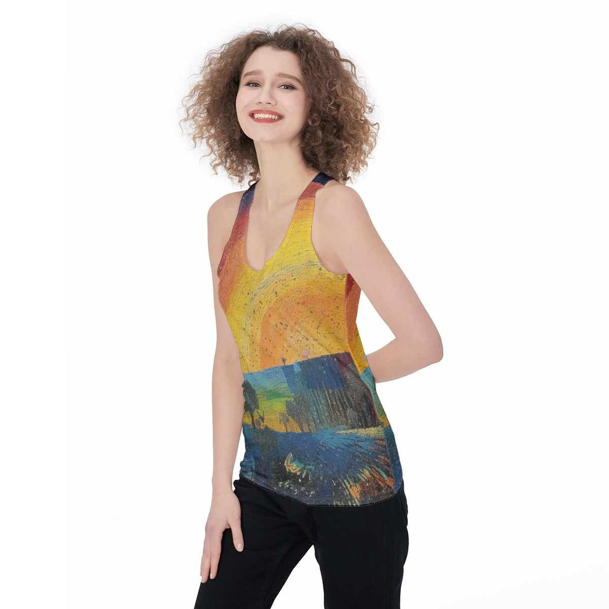 All-Over Print Women's Racerback Tank Top