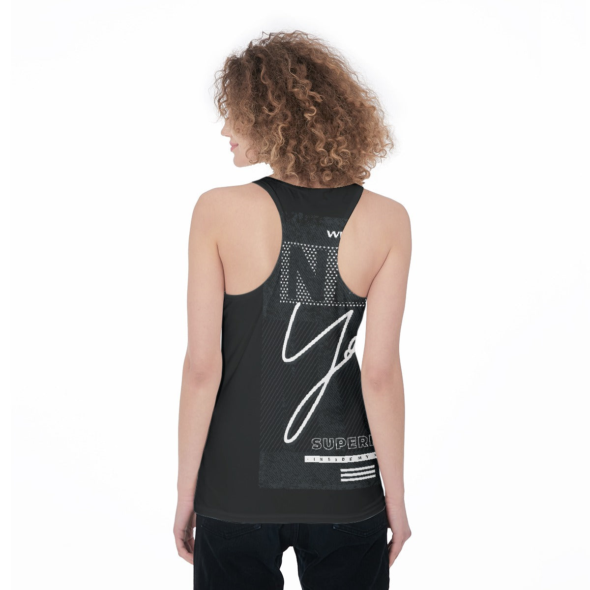 All-Over Print Women's Racerback Tank Top
