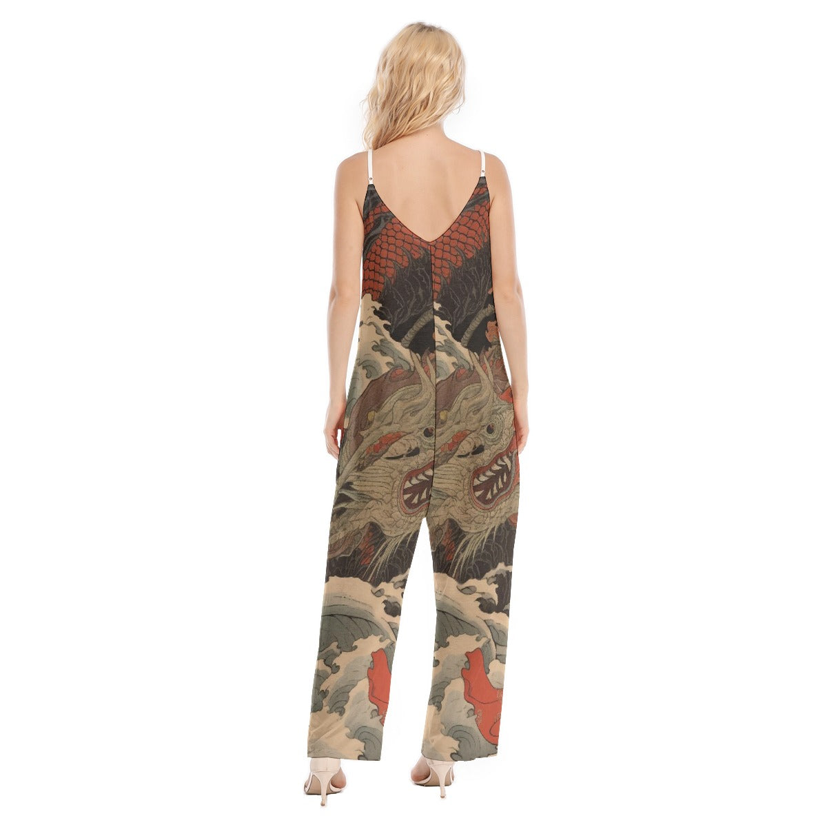 All-Over Print Women's Loose Cami Jumpsuit