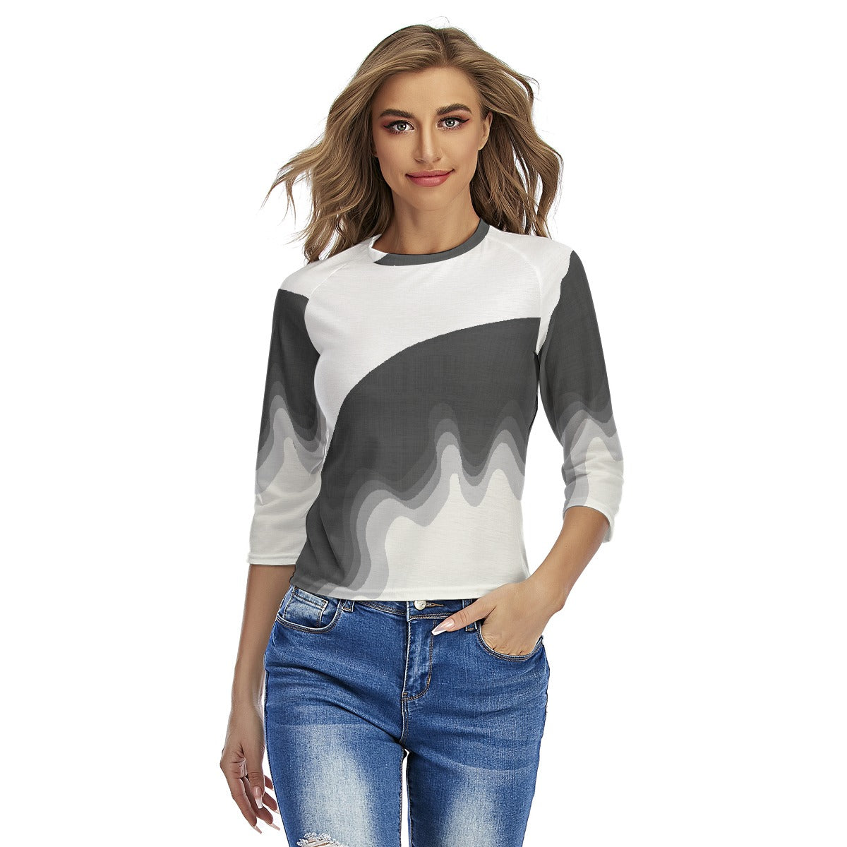 All-Over Print Women's Raglan Sleeves T-shirts