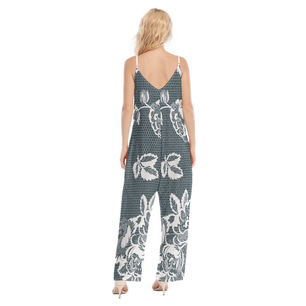 All-Over Print Women's Loose Cami Jumpsuit