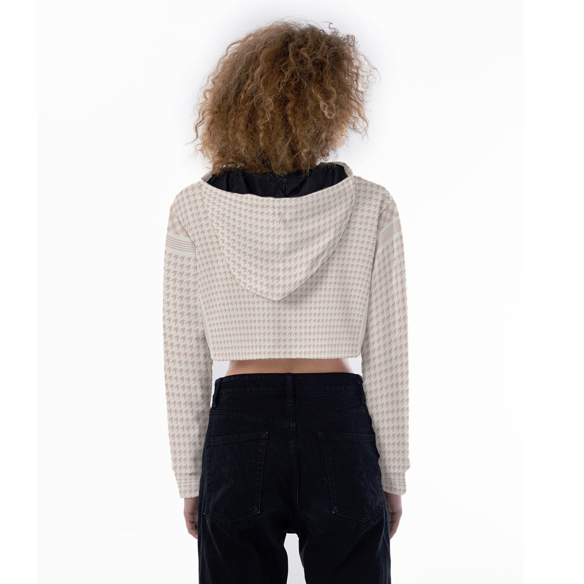 All-Over Print Women's Crop Top Hoodie