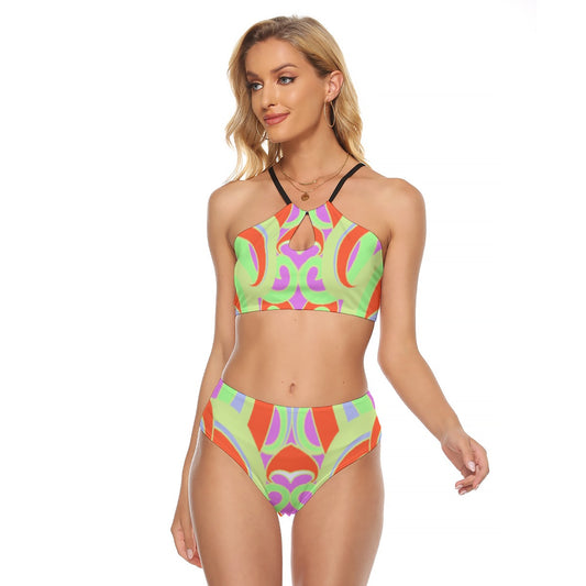All-Over Print Women's Cami Keyhole One-piece Swimsuit