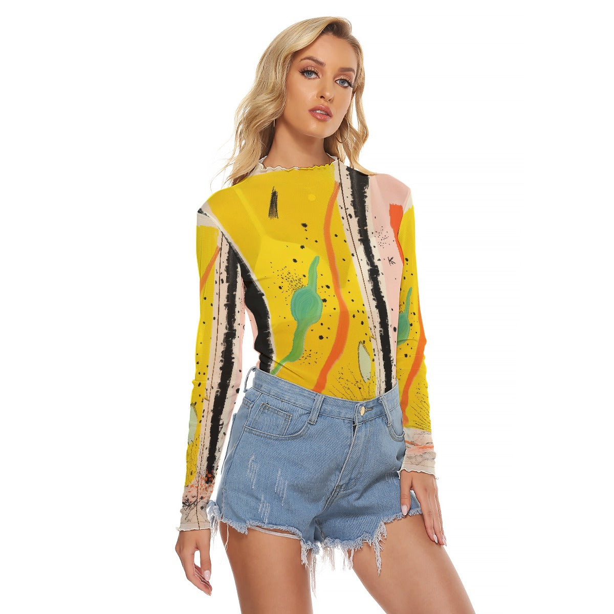 All-Over Print Women's Mesh T-shirt