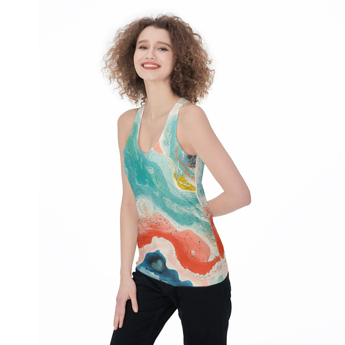 All-Over Print Women's Racerback Tank Top