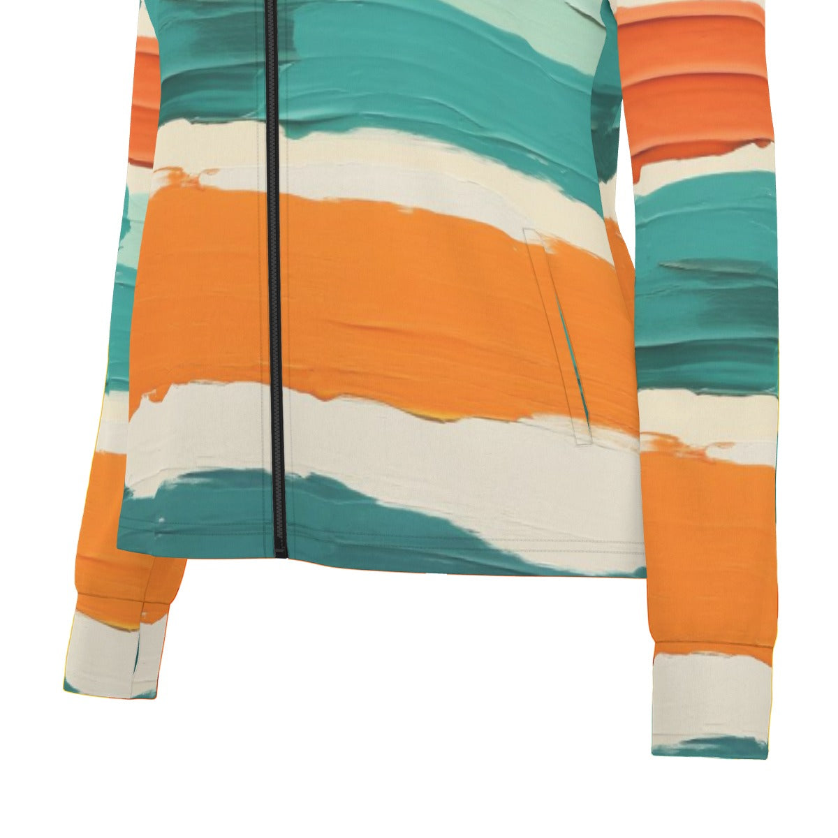 All-Over Print Women's Long Sleeve Thumbhole Jacket