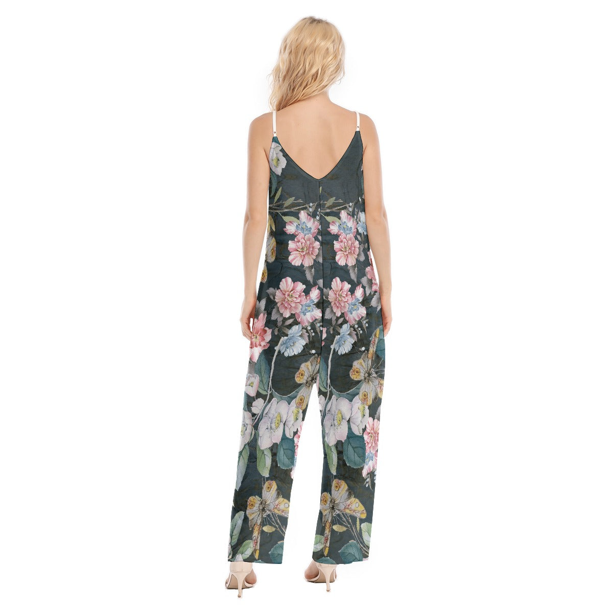 All-Over Print Women's Loose Cami Jumpsuit