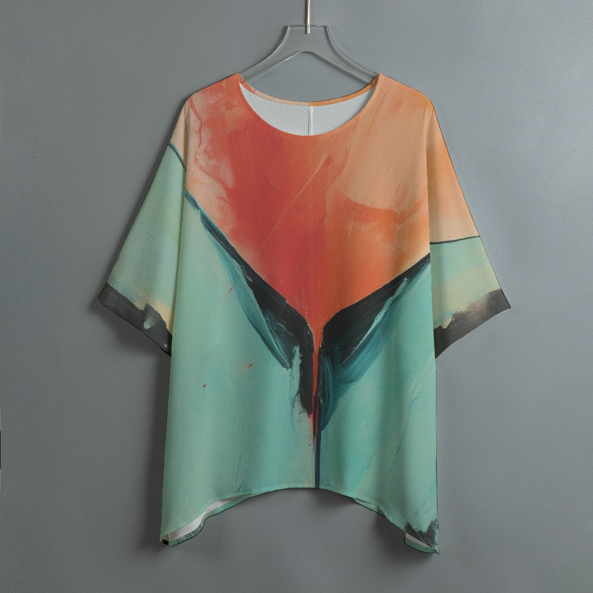 All-Over Print Women's Bat Sleeve Shirt