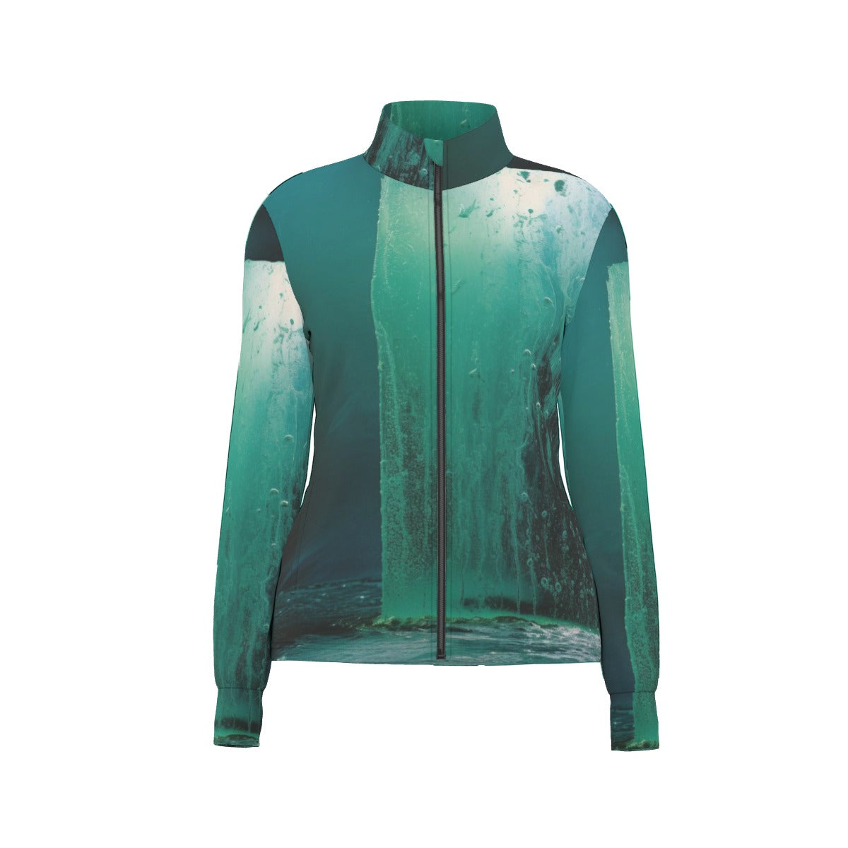 All-Over Print Women's Long Sleeve Thumbhole Jacket