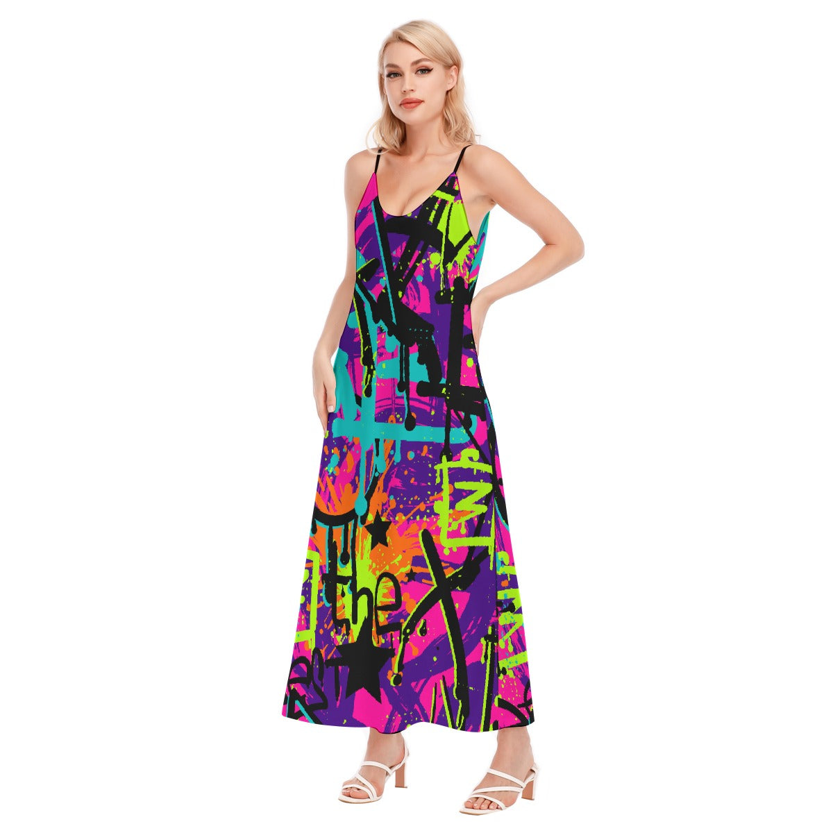 All-Over Print Women's Sling Dress