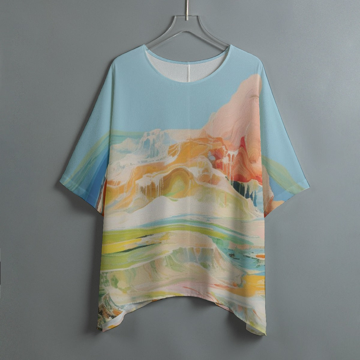 All-Over Print Women's Bat Sleeve Shirt