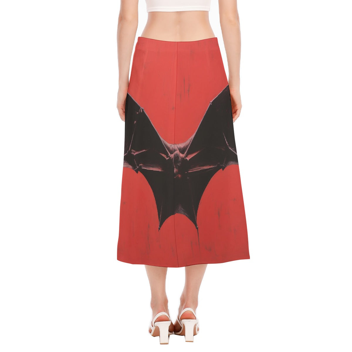 All-Over Print Women's High Slit Long Skirt