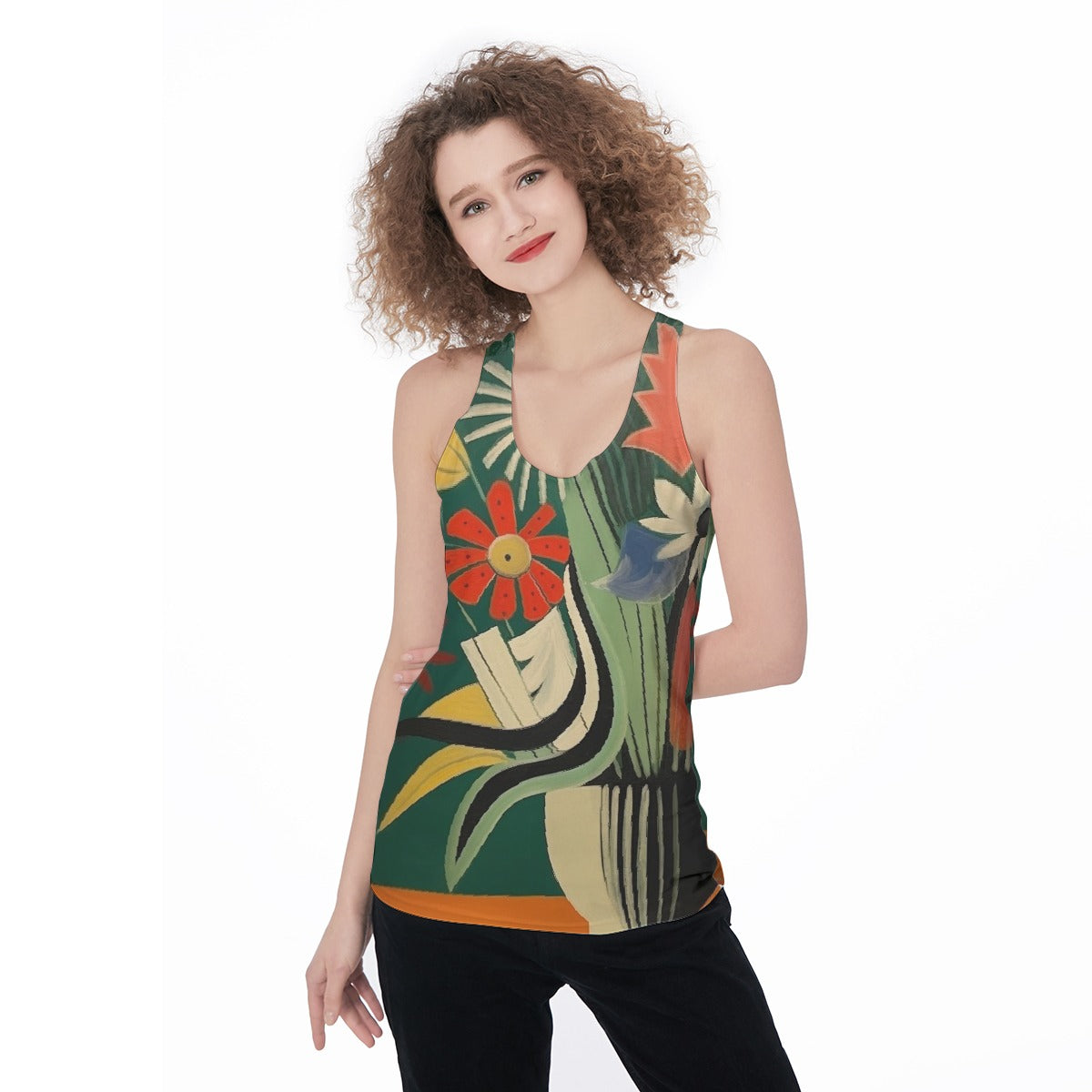 All-Over Print Women's Racerback Tank Top