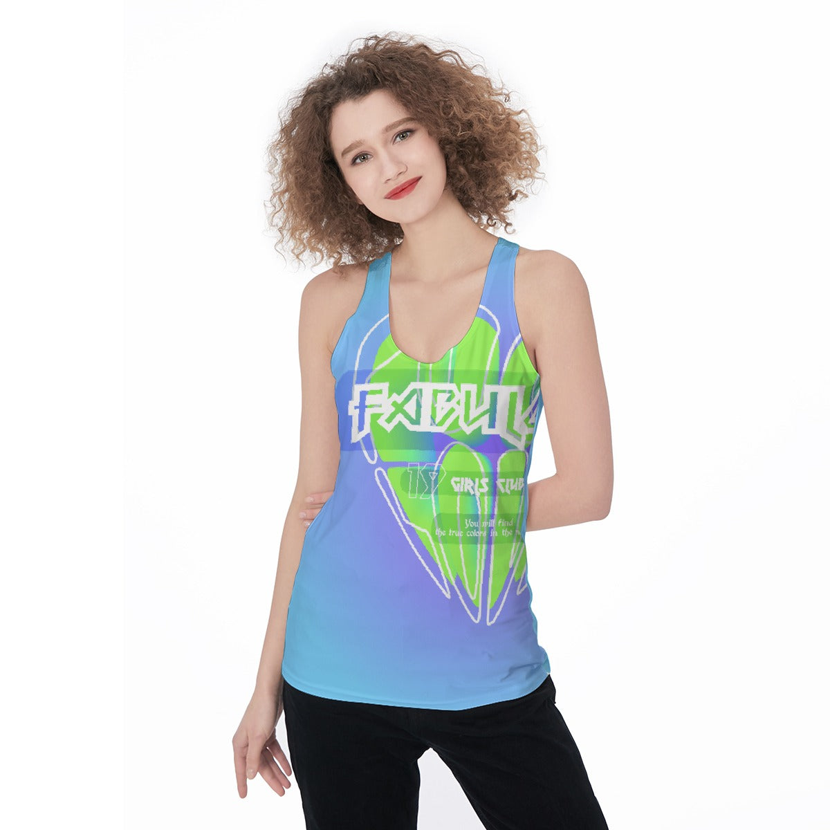 All-Over Print Women's Racerback Tank Top