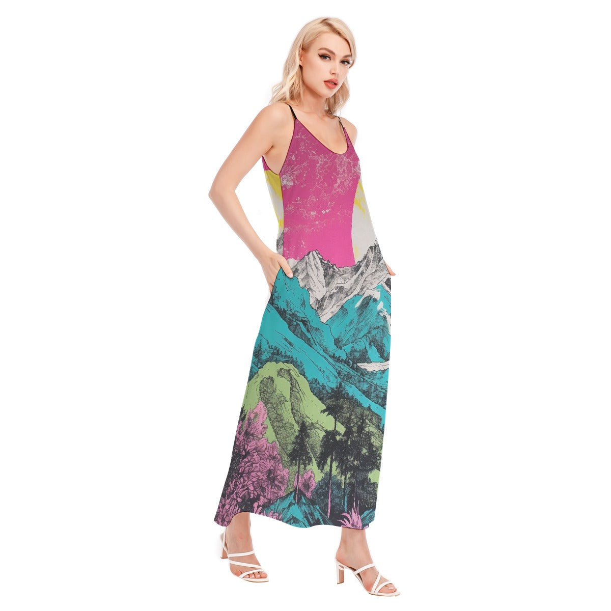 All-Over Print Women's Sling Dress