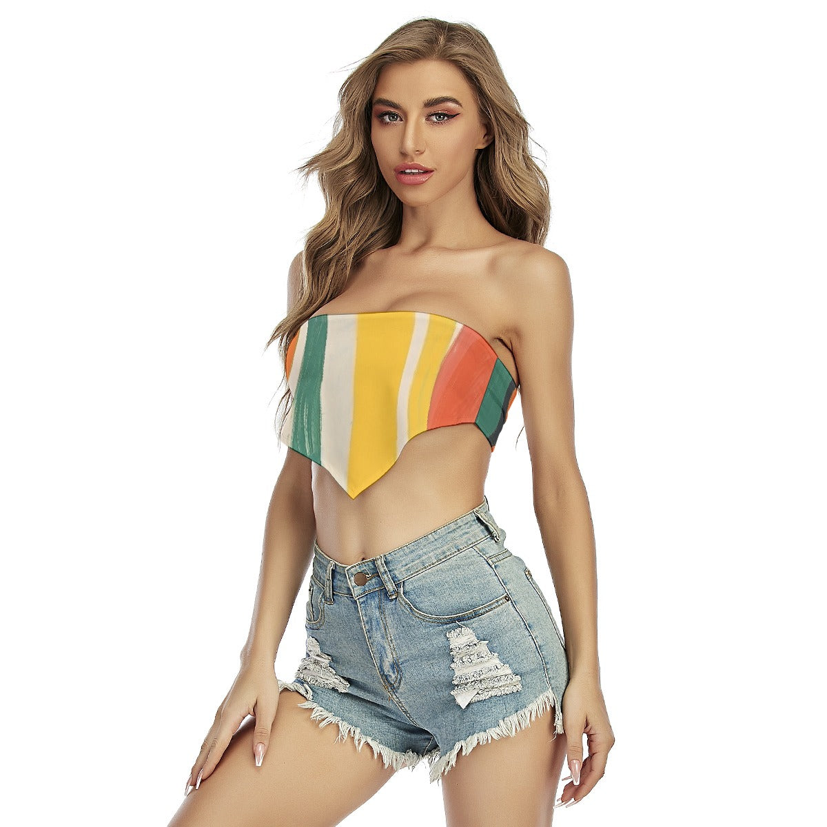 All-Over Print Women's Triangle Tube Top