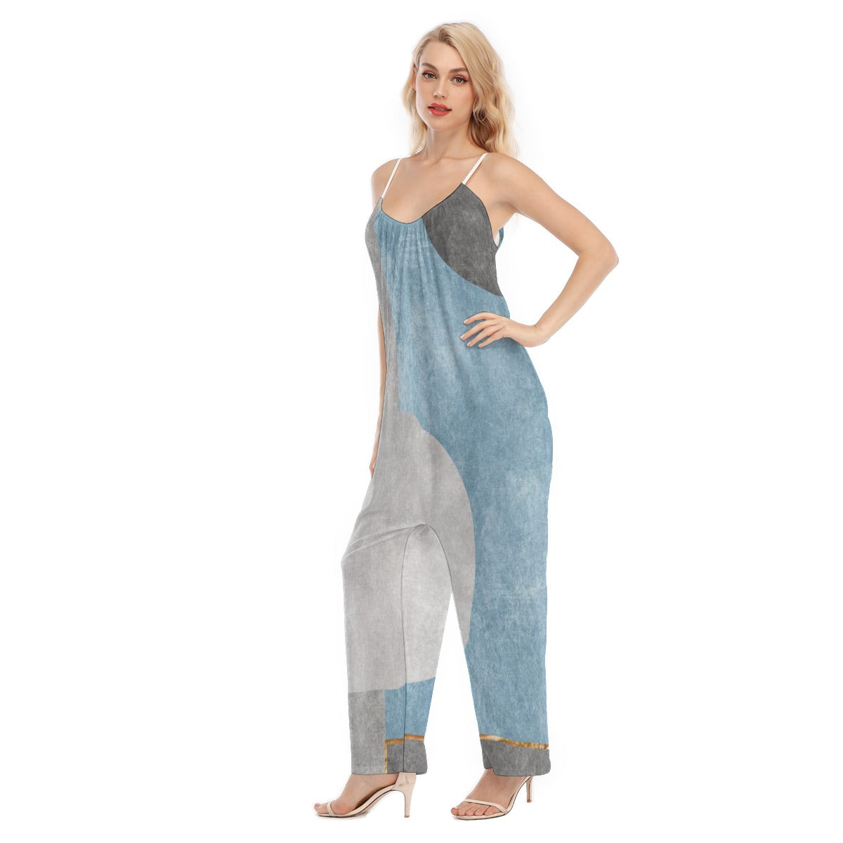 All-Over Print Women's Loose Cami Jumpsuit