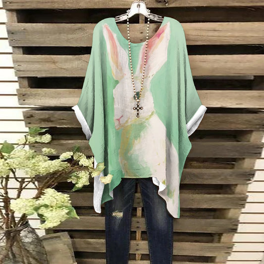 All-Over Print Women's Bat Sleeve Shirt