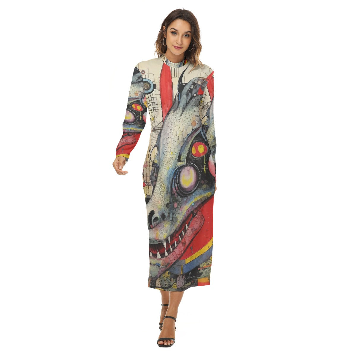 All-Over Print Women's Hip Dress