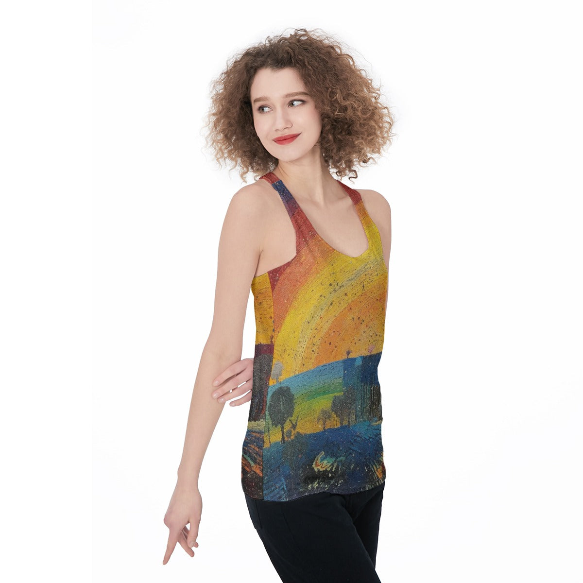 All-Over Print Women's Racerback Tank Top
