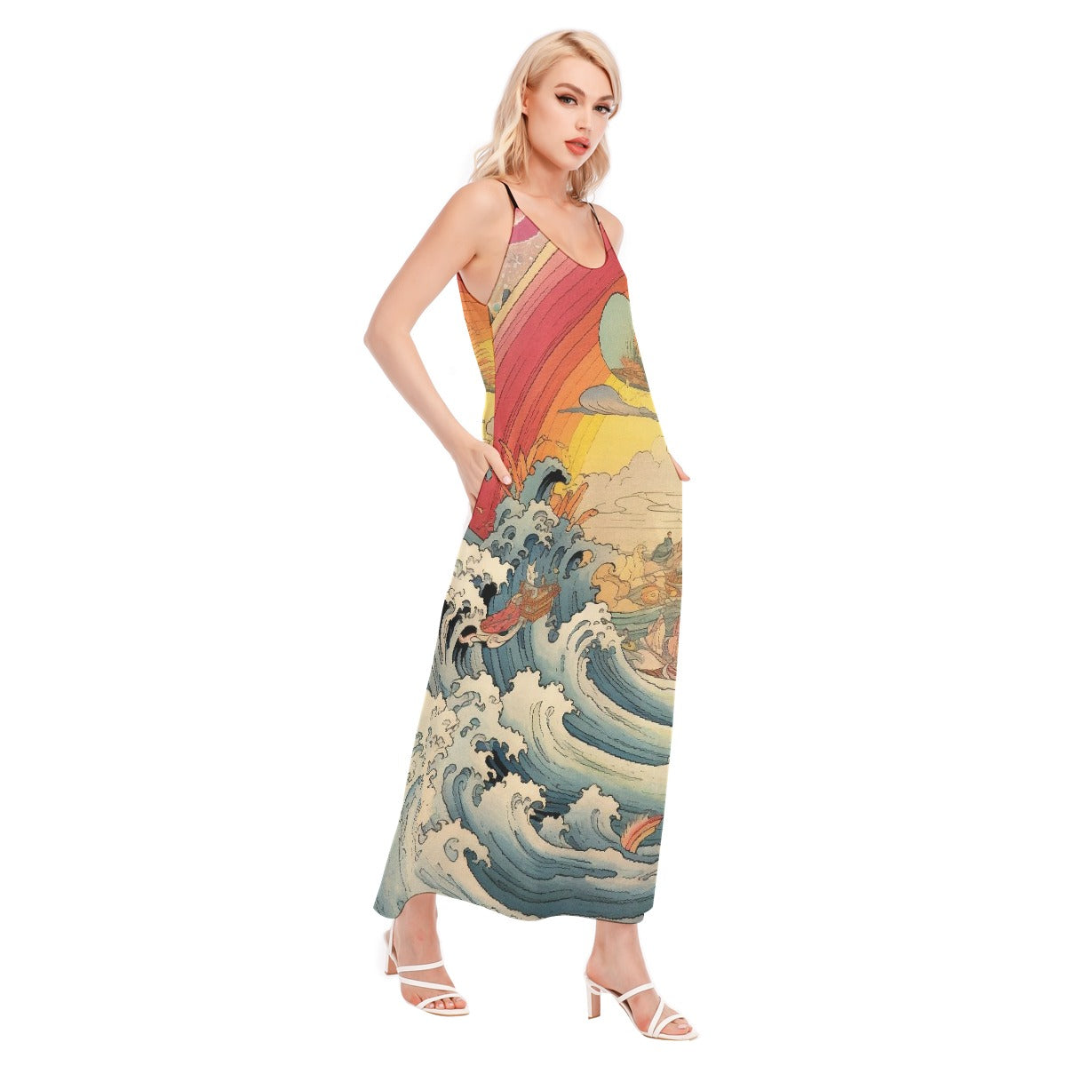All-Over Print Women's Sling Dress