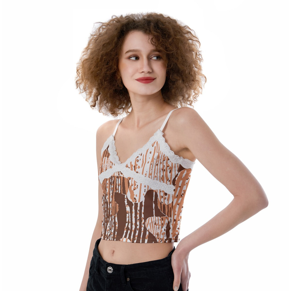 All-Over Print Women's Lace Camisole
