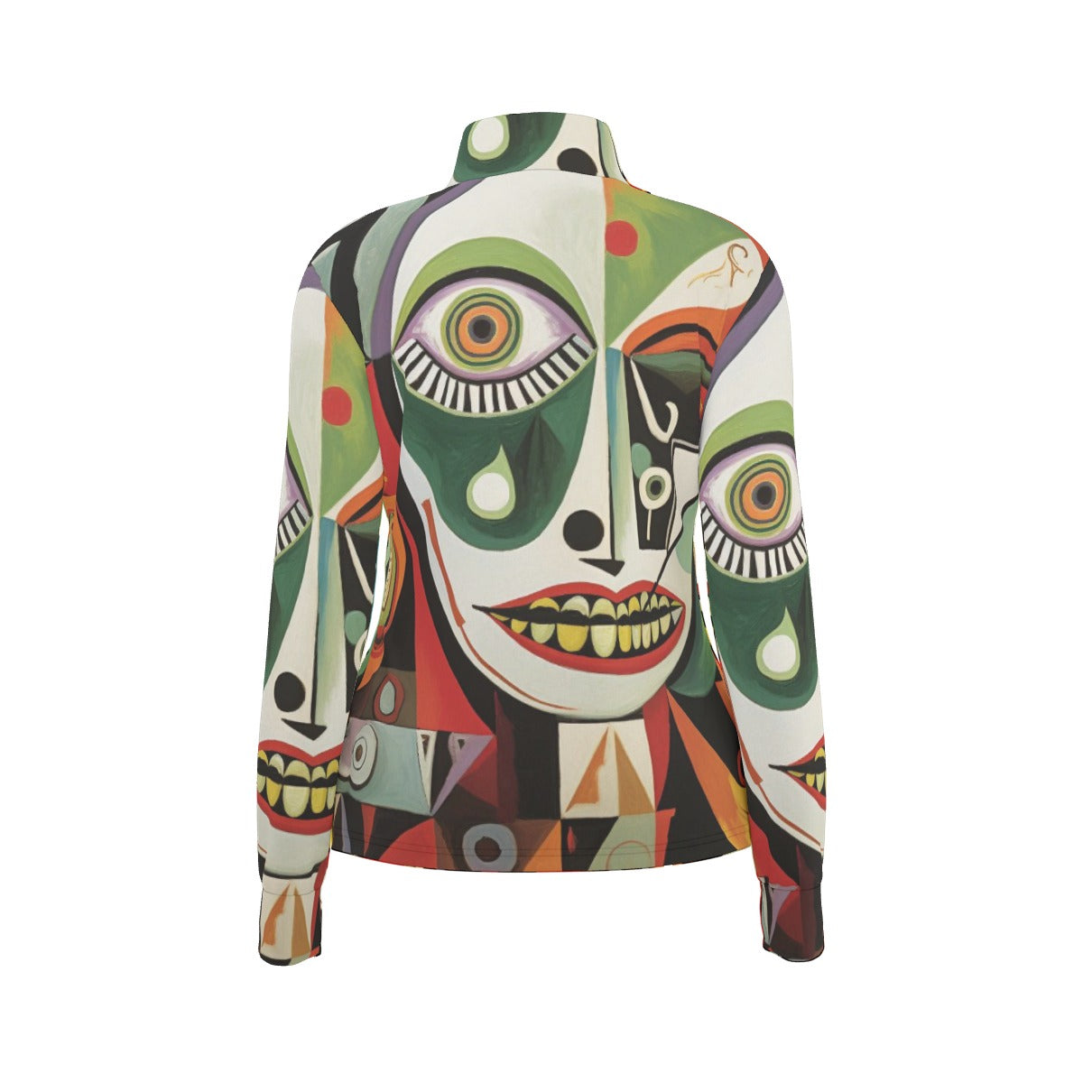 All-Over Print Women's Long Sleeve Thumbhole Jacket