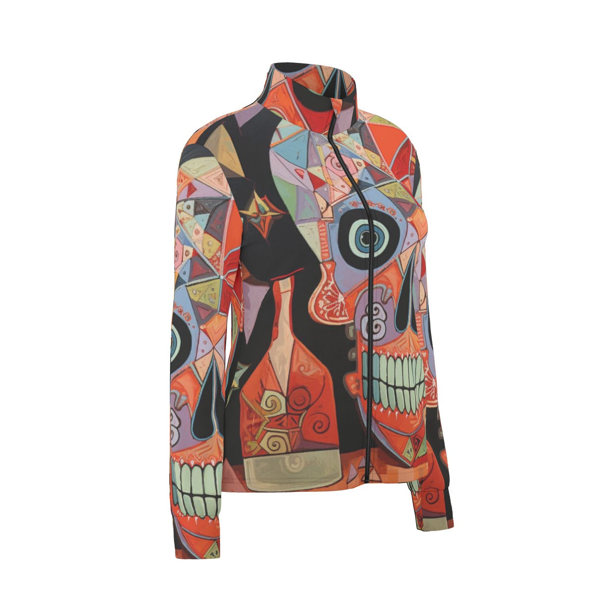 All-Over Print Women's Long Sleeve Thumbhole Jacket